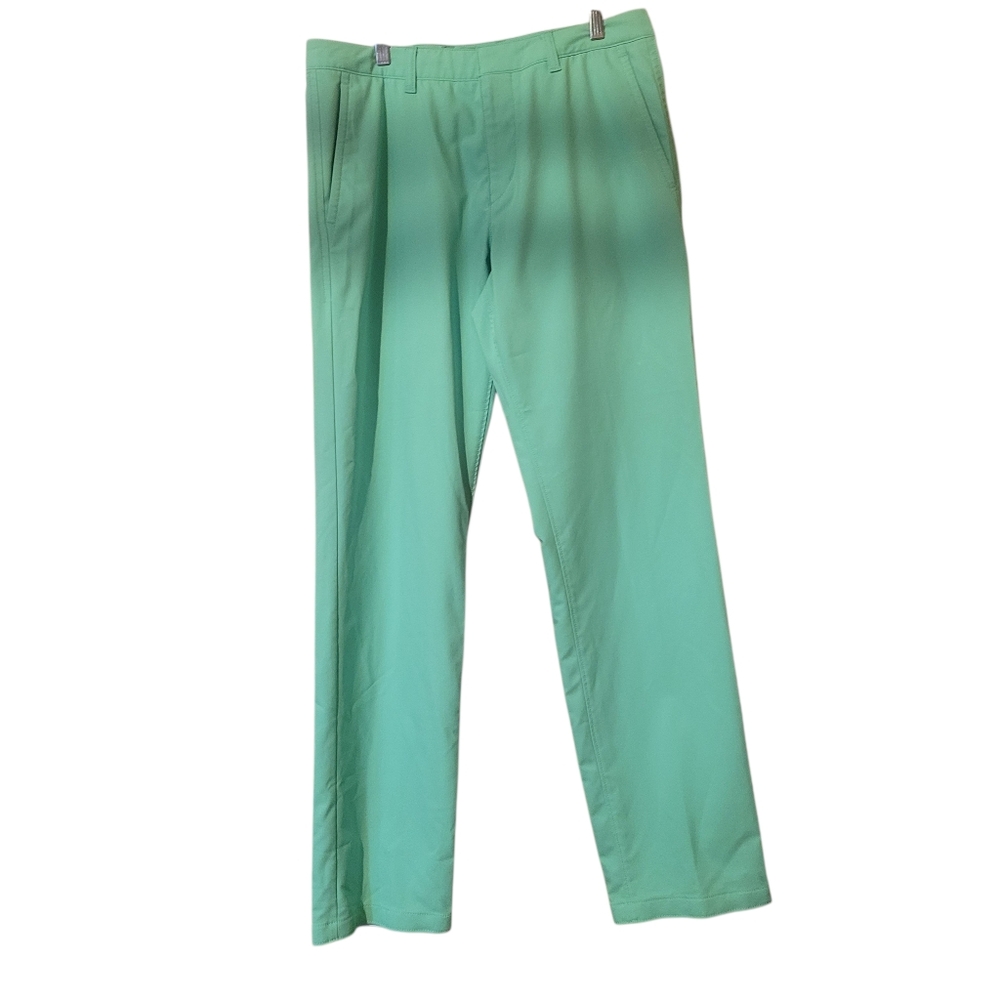 Hugo Boss Men's Green Regular-Fit Solid Haddy Pro5 Golf Trouser Pants Sz 32R 34L